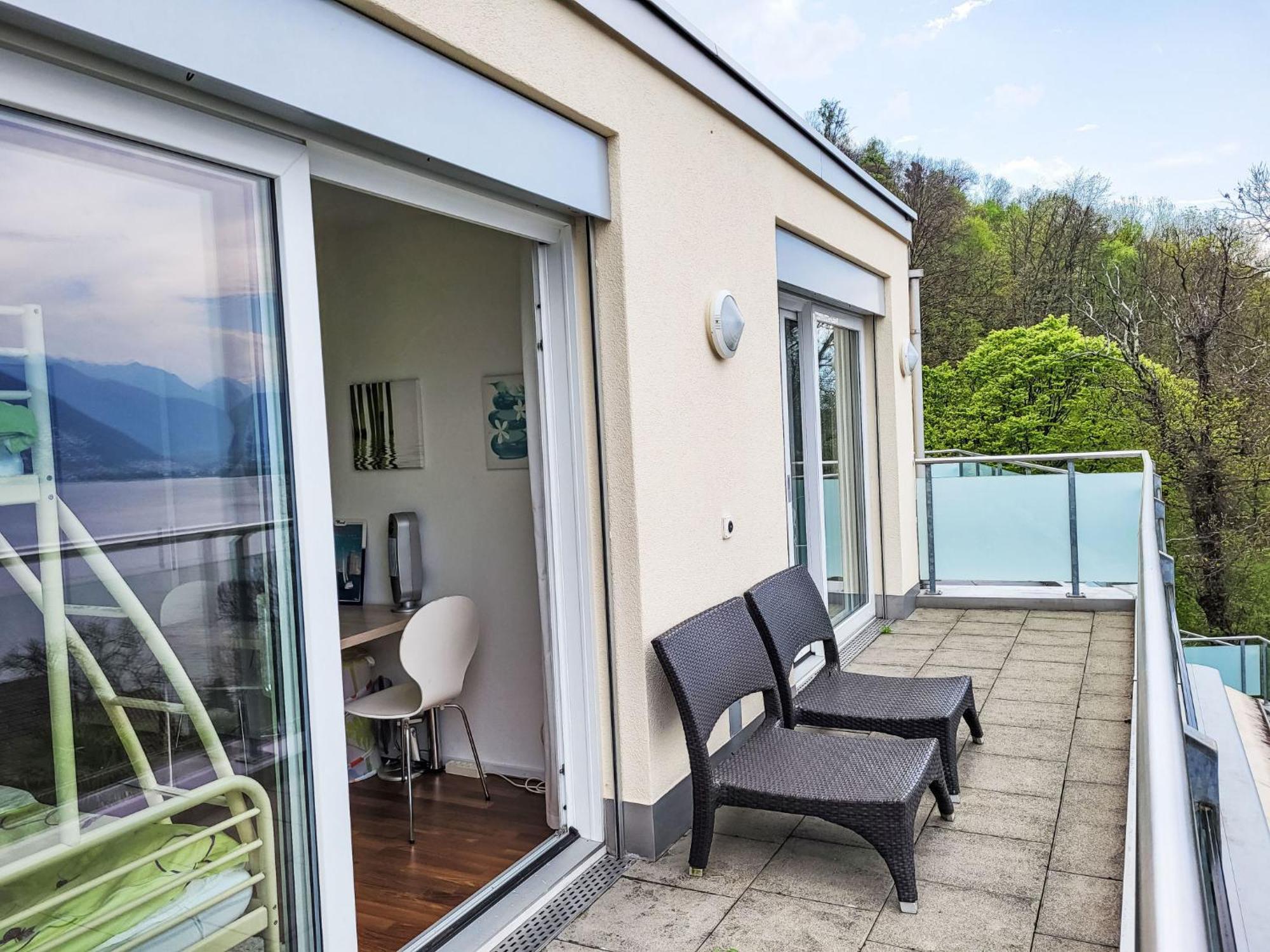 Apartment Vista Lago Maggiore 1-Floor Left By Interhome Gambarogno Exterior foto