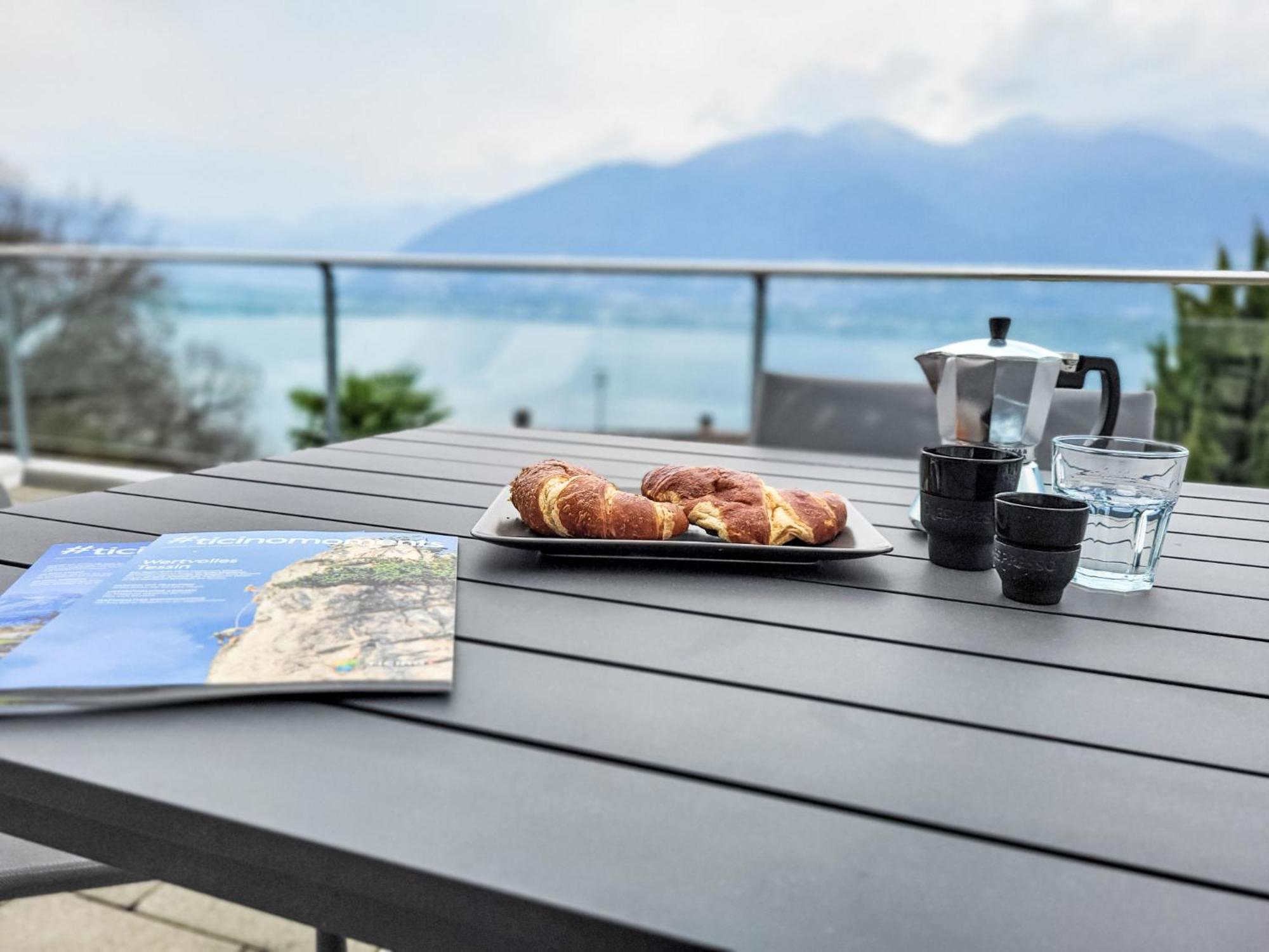 Apartment Vista Lago Maggiore 1-Floor Left By Interhome Gambarogno Exterior foto