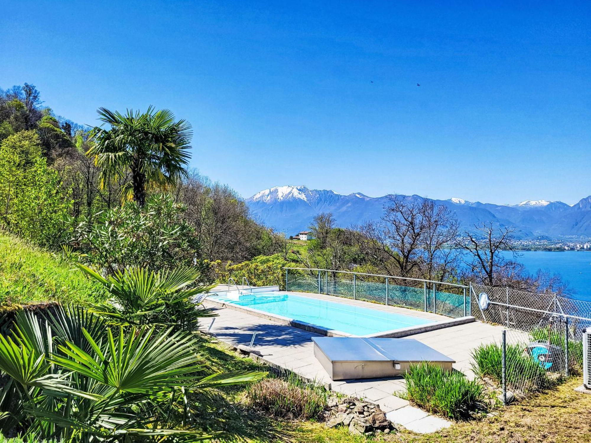 Apartment Vista Lago Maggiore 1-Floor Left By Interhome Gambarogno Exterior foto